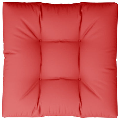 vidaXL Coussin de palette Rouge 70x70x12 cm Tissu