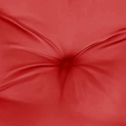 vidaXL Coussin de palette Rouge 70x70x12 cm Tissu