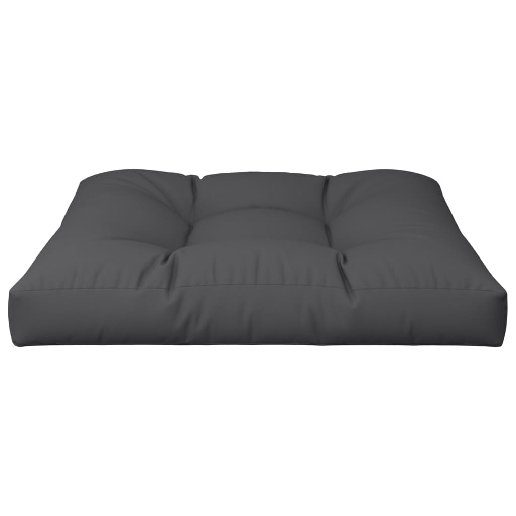 vidaXL Palettenkissen Schwarz 70x70x12 cm Stoff