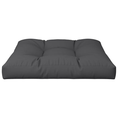 vidaXL Palettenkissen Schwarz 70x70x12 cm Stoff