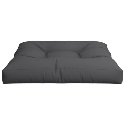 vidaXL Palettenkissen Schwarz 70x70x12 cm Stoff