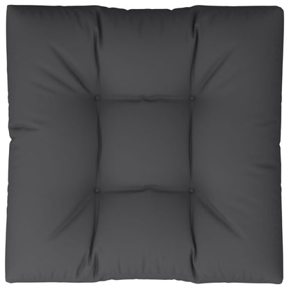 vidaXL Palettenkissen Schwarz 70x70x12 cm Stoff