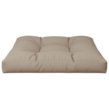 vidaXL Coussin de palette taupe 70x70x12 cm en tissu