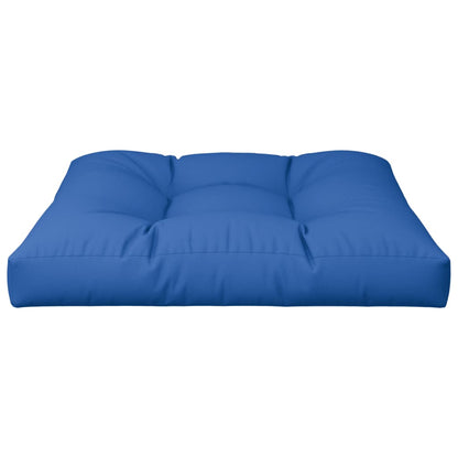 vidaXL Coussin de palette bleu roi 70x70x12 cm en tissu