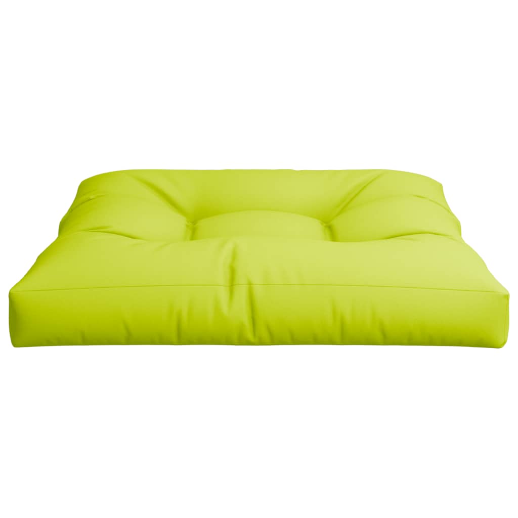 vidaXL Palettenkissen Knallgrün 70x70x12 cm Stoff