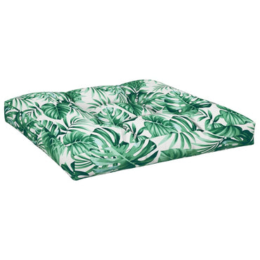 vidaXL Palettensofa-Kissen Blattmuster 70x70x12 cm