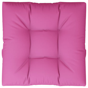 vidaXL Coussin de palette rose 70x70x12 cm Tissu