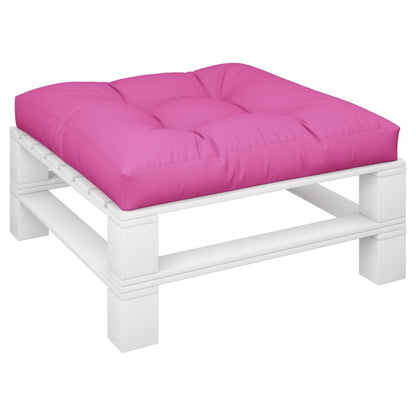 vidaXL Palettenkissen Rosa 70x70x12 cm Stoff