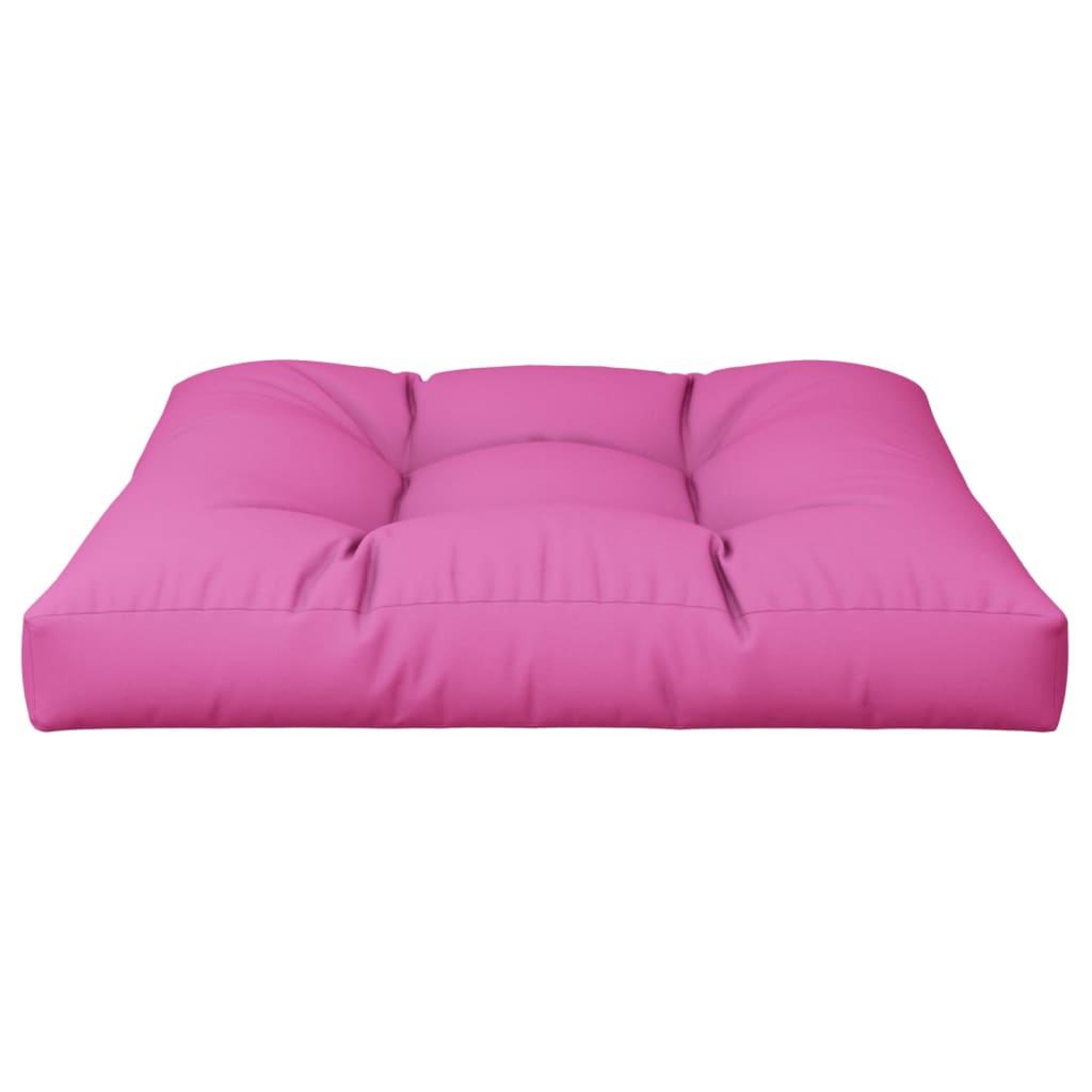 vidaXL Palettenkissen Rosa 70x70x12 cm Stoff