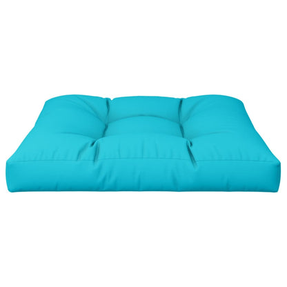 vidaXL Coussin de palette turquoise 70x70x12 cm Tissu