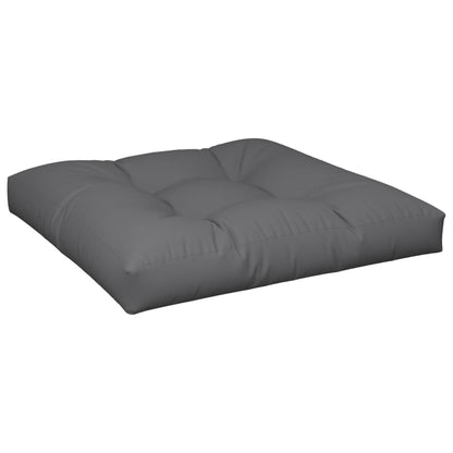 vidaXL Coussin de palette anthracite 80x80x12 cm en tissu