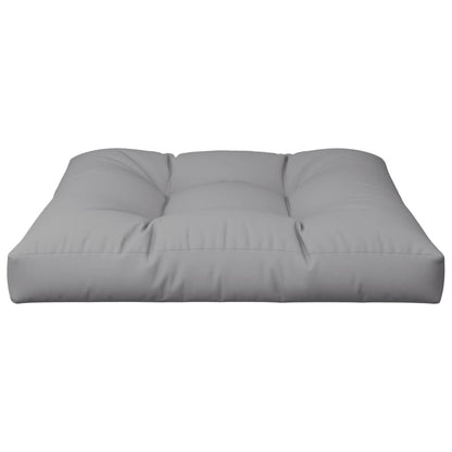 vidaXL Coussin de palette gris 80x80x12 cm Tissu
