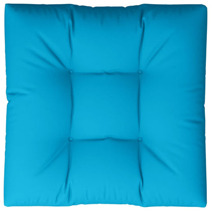 vidaXL Palettenkissen Blau 80x80x12 cm Stoff