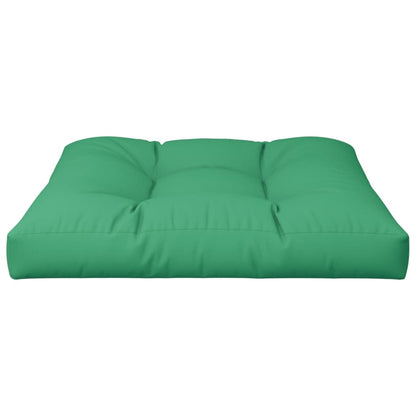 vidaXL Coussin de palette vert 80x80x12 cm Tissu