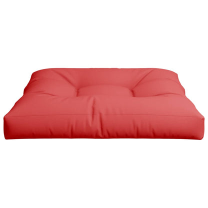 vidaXL Palettenkissen Rot 80x80x12 cm Stoff
