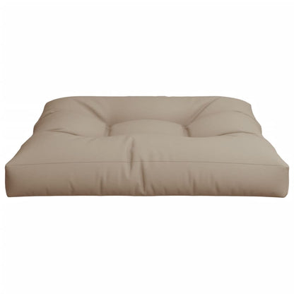 vidaXL Palettenkissen Taupe 80x80x12 cm Stoff