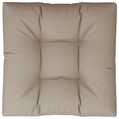 vidaXL Palettenkissen Taupe 80x80x12 cm Stoff