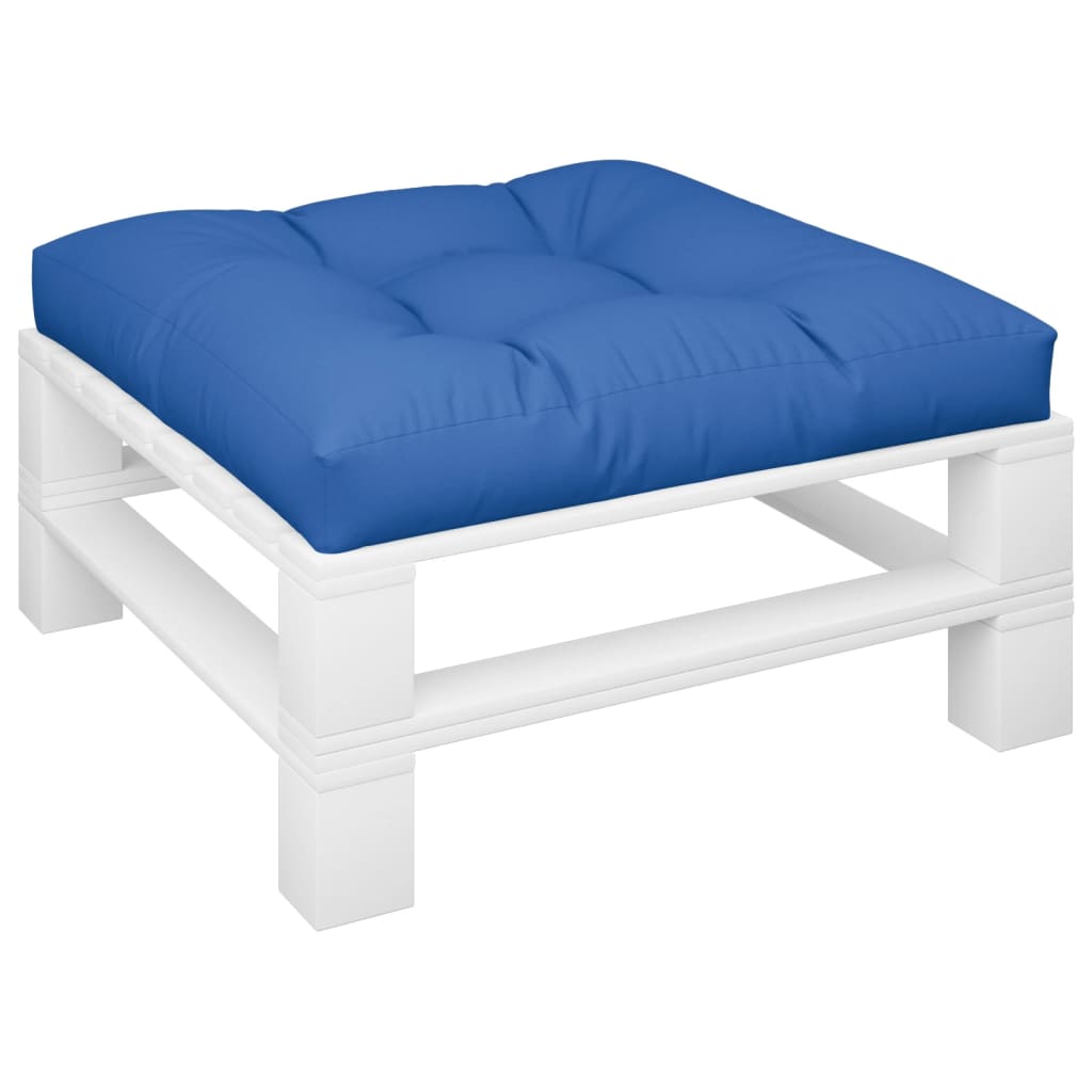 vidaXL Palettenkissen Königsblau 80x80x12 cm Stoff