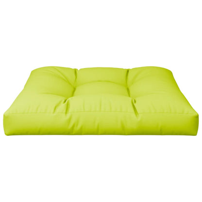 vidaXL Coussin de palette vert vif 80x80x12 cm en tissu
