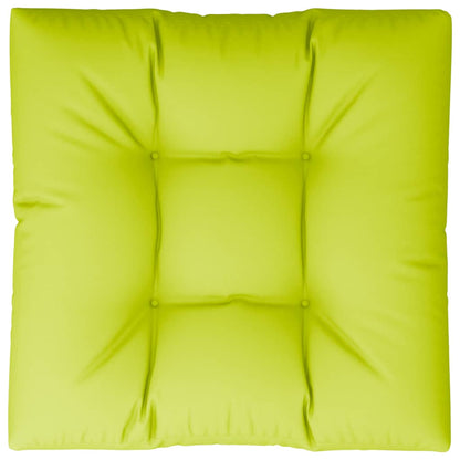 vidaXL Coussin de palette vert vif 80x80x12 cm en tissu
