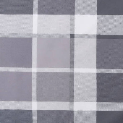 vidaXL Palettenkissen Grau Karomuster 80x80x12 cm Stoff