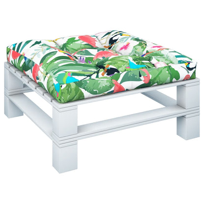 Palettenkissen Mehrfarbig 80x80x12 cm Stoff