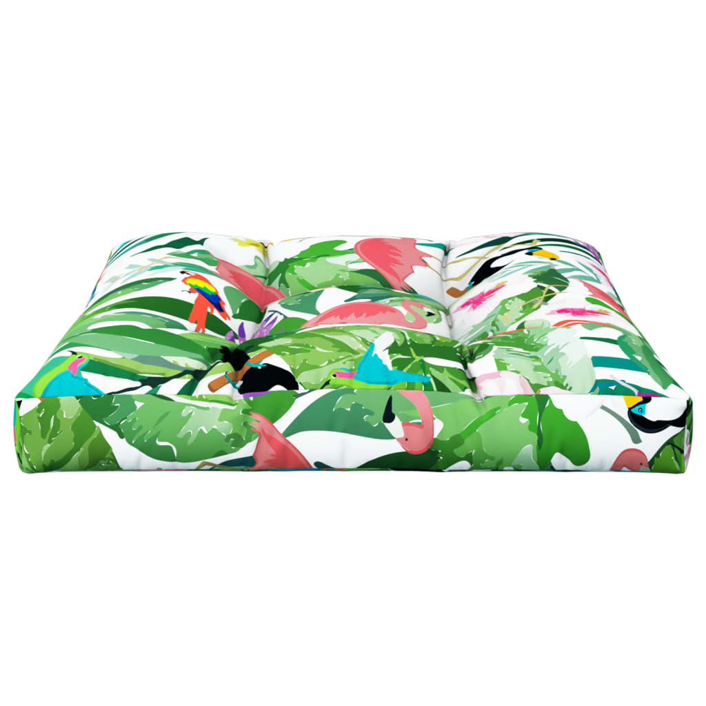 Palettenkissen Mehrfarbig 80x80x12 cm Stoff