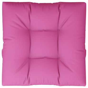 vidaXL Coussin de palette rose 80x80x12 cm Tissu