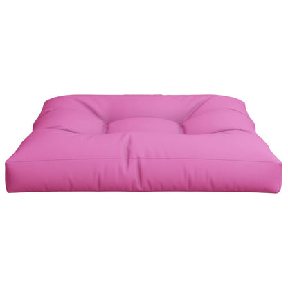 vidaXL Coussin de palette rose 80x80x12 cm Tissu