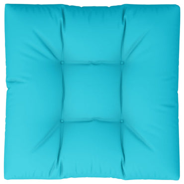 vidaXL Palettenkissen Türkis 80x80x12 cm Stoff
