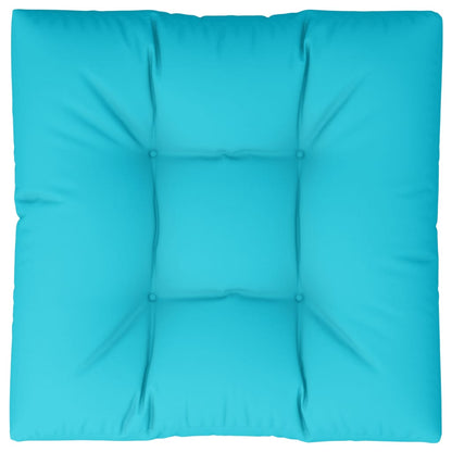 vidaXL Palettenkissen Türkis 80x80x12 cm Stoff