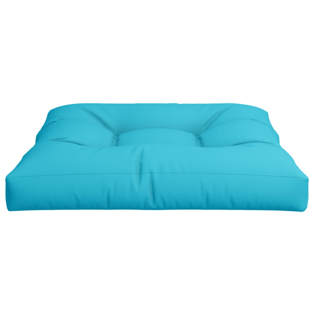 vidaXL Palettenkissen Türkis 80x80x12 cm Stoff