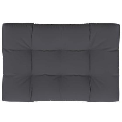 vidaXL Coussin de palette anthracite 120x80x12 cm tissu
