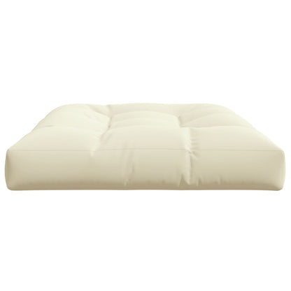 vidaXL Coussin de palette crème 120x80x12 cm tissu