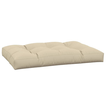 vidaXL Coussin de palette Beige 120x80x12 cm Tissu
