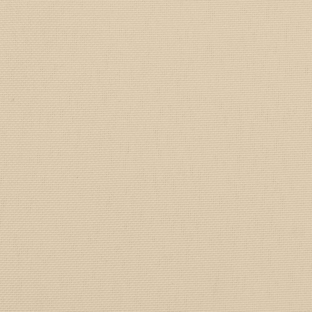 vidaXL Coussin de palette Beige 120x80x12 cm Tissu