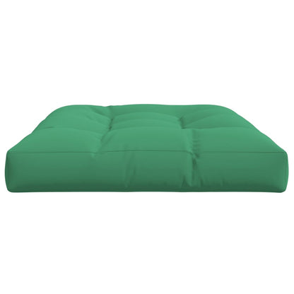 vidaXL Coussin de palette Vert 120x80x12 cm Tissu