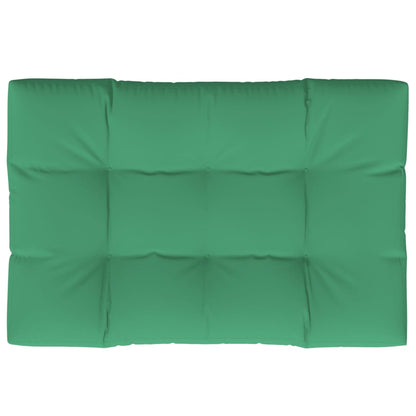 vidaXL Coussin de palette Vert 120x80x12 cm Tissu