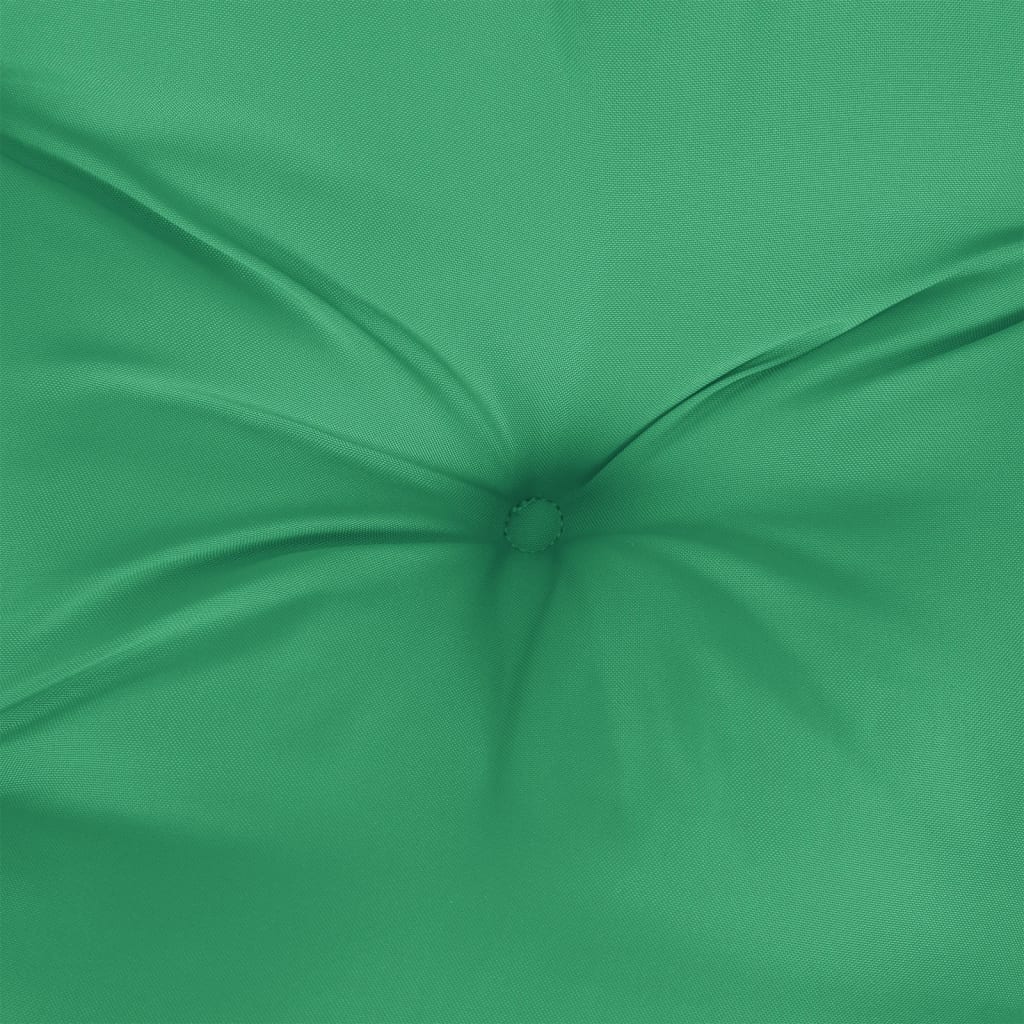 vidaXL Coussin de palette Vert 120x80x12 cm Tissu