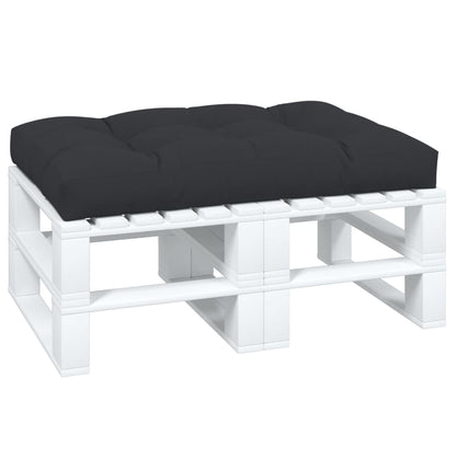 vidaXL Coussin de palette noir 120x80x12 cm tissu