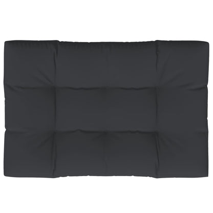 vidaXL Coussin de palette noir 120x80x12 cm tissu
