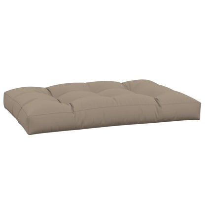 vidaXL Coussin de palette taupe 120x80x12 cm Tissu