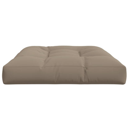 vidaXL Coussin de palette taupe 120x80x12 cm Tissu