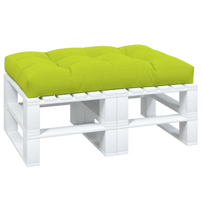 vidaXL Coussin de palette vert vif 120x80x12 cm Tissu