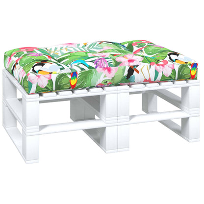 Palettenkissen Mehrfarbig 120x80x12 cm Stoff