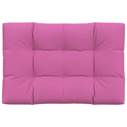 vidaXL Coussin de palette rose 120x80x12 cm tissu