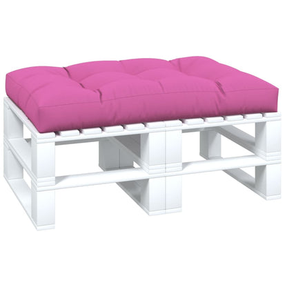 vidaXL Coussin de palette rose 120x80x12 cm tissu