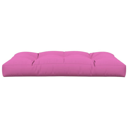vidaXL Coussin de palette rose 120x80x12 cm tissu