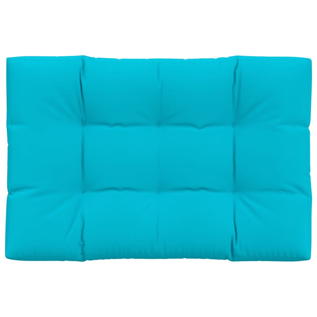 vidaXL Palettenkissen Türkis 120x80x12 cm Stoff