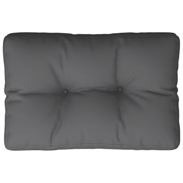 vidaXL Coussin de palette anthracite 50x40x12 cm Tissu